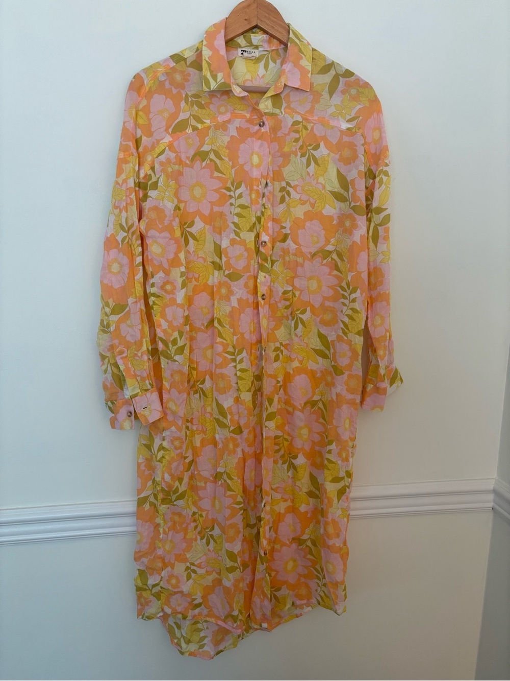 Billabong Women’s Floral Button-Front Swim Coverup